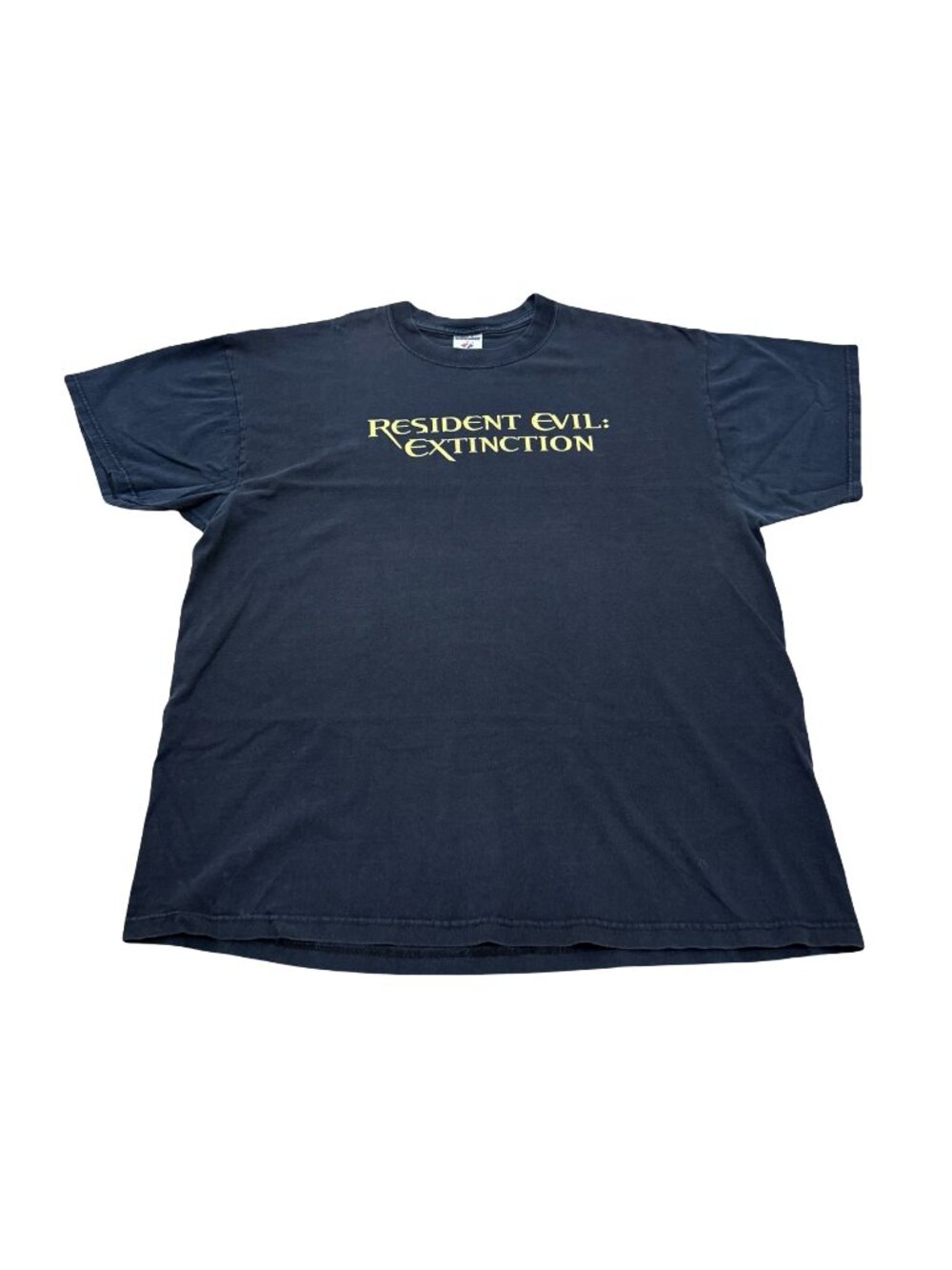Vintage Resident Evil Extinction Movie Promo T Shirt Black Y2K